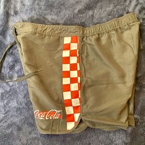 Coca Cola by PacSun checkerboard  Swim Trunks